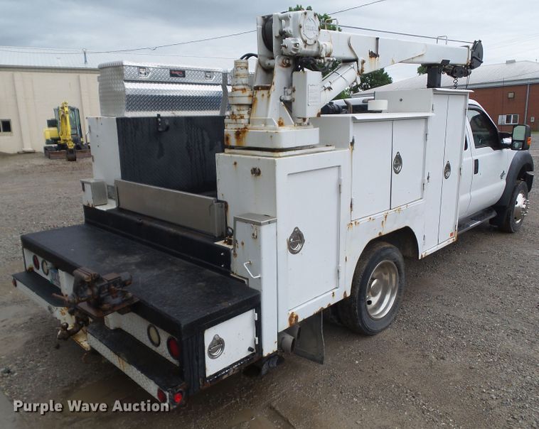 image for item GX9112 2011 Ford F550 Super Duty  service truck with crane