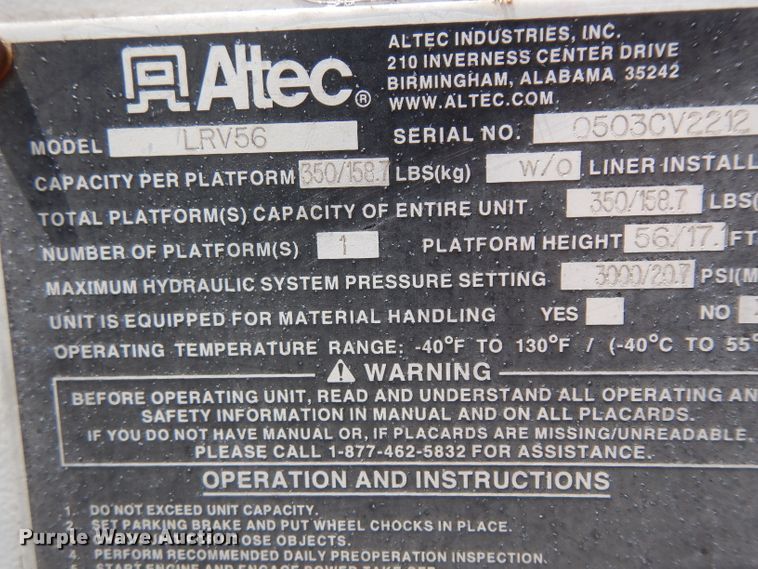 image for item HA9253 2003 GMC C7500  forestry bucket truck