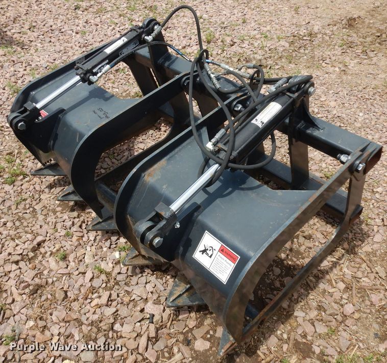 image for item HA9258 50"W skid steer grapple bucket