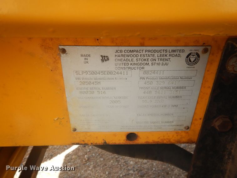 image for item HC9052 2005 JCB Loadall 520-50  forklift