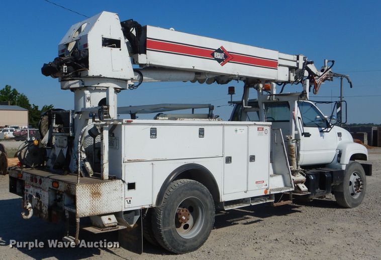 image for item HM9558 2000 GMC C7500  digger derrick truck