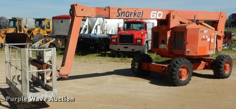 image for item HM9618 2002 Snorkel AB-60JALF0  boom lift