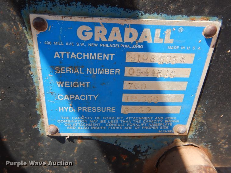 image for item HS9689 Gradall 534D-9  telehandler