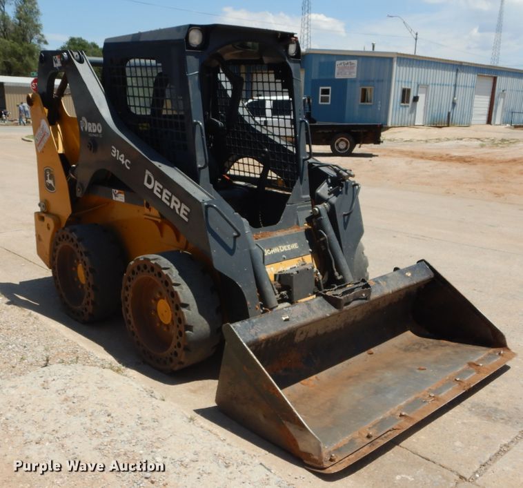 image for item HS9692 2016 John Deere 314G  skid steer loader
