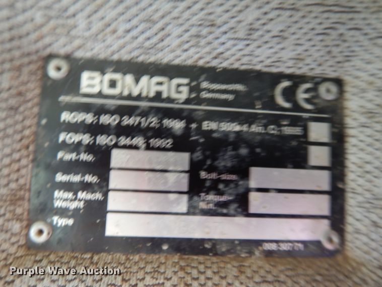 image for item HV9176 2001 Bomag BC771RB  landfill compactor