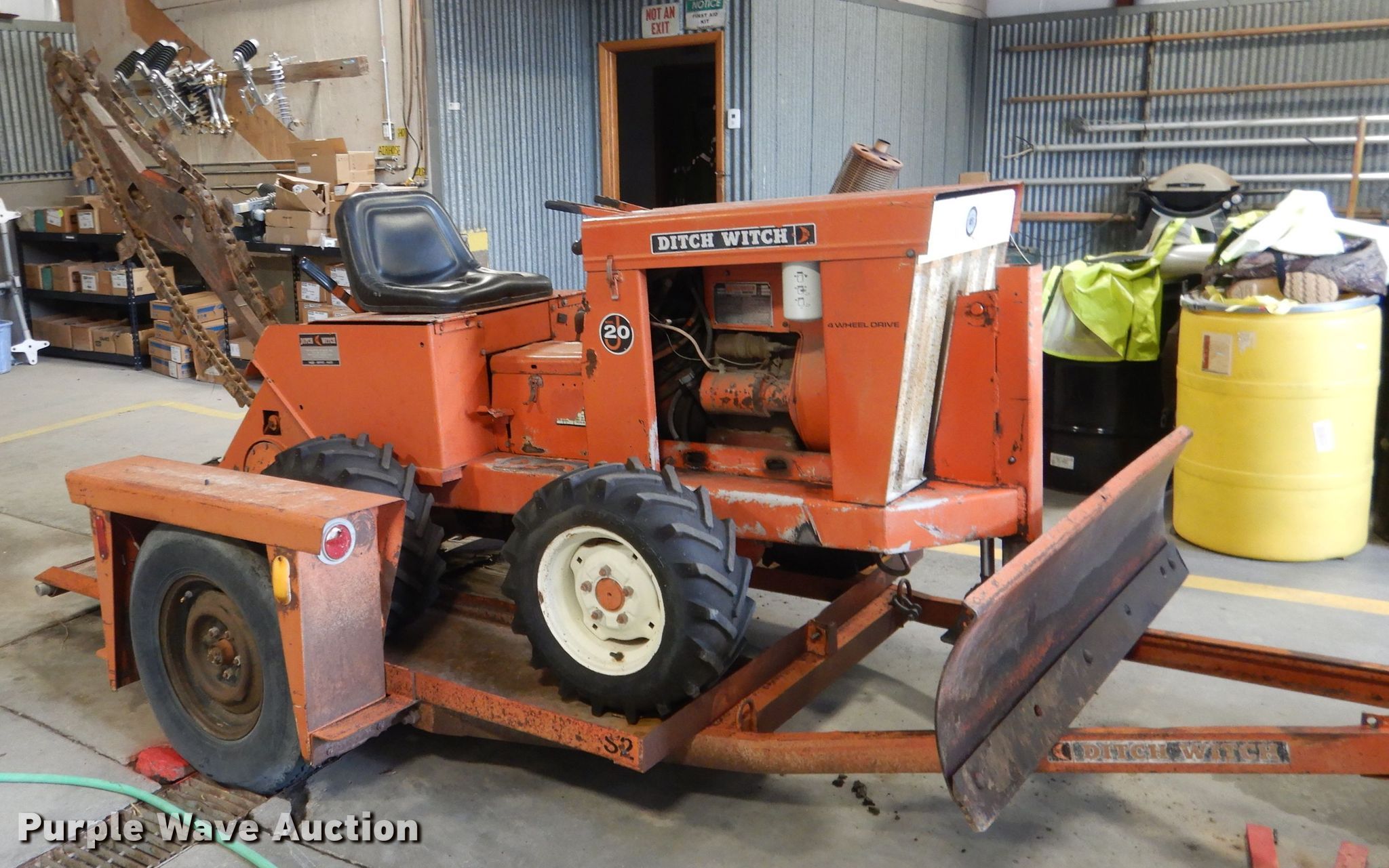 1970 Ditch Witch J20 trencher in Bayard, NE Item DG5984 sold Purple