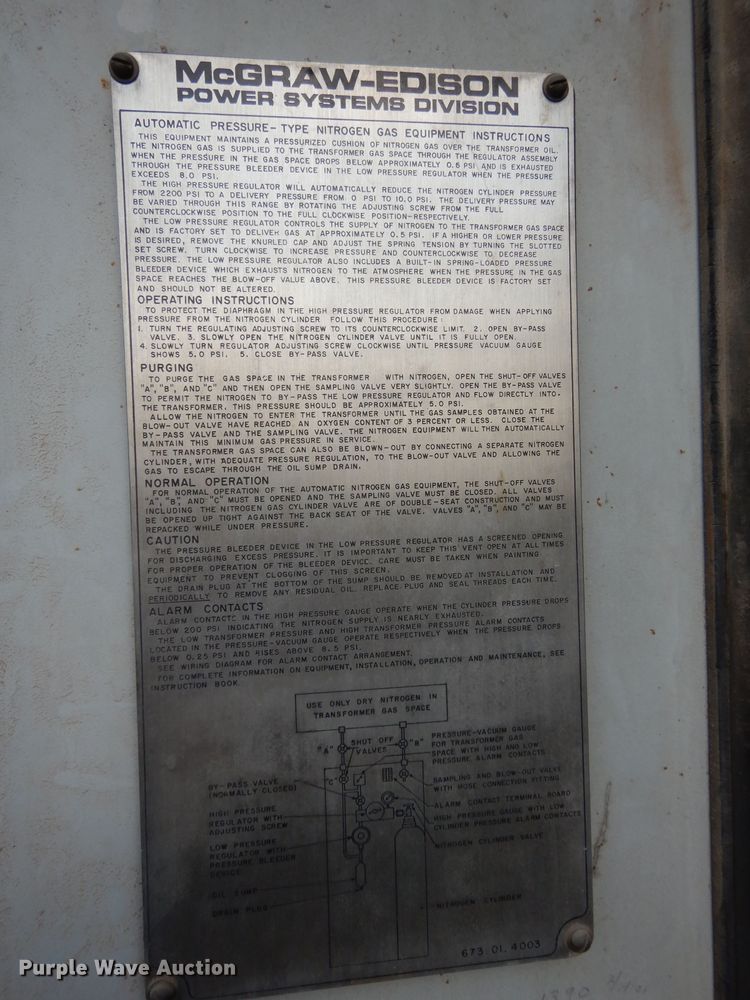 image for item DG6810 McGraw-Edison transformer