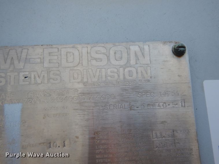 image for item DG6810 McGraw-Edison transformer