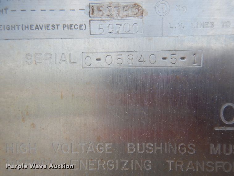 image for item DG6810 McGraw-Edison transformer