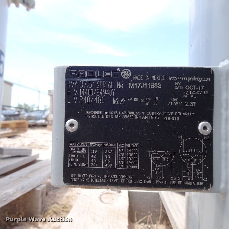 image for item GC9199 (3) overhead transformers