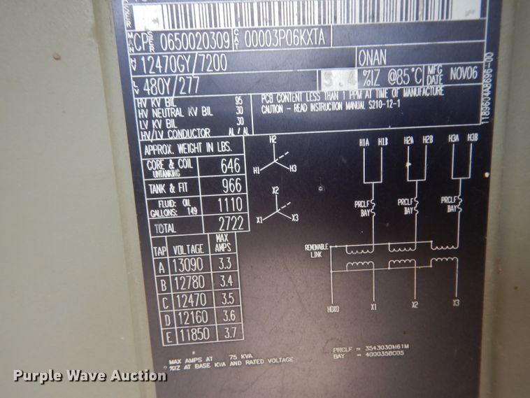 image for item HC9534 Transformer