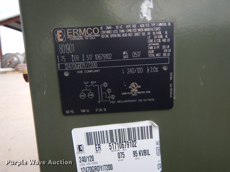 image for item HC9542 (3) Ermco stainless steel transformers