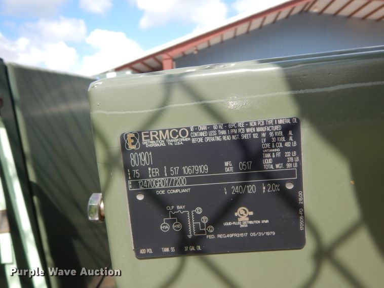 image for item HC9544 (2) Ermco stainless steel transformers