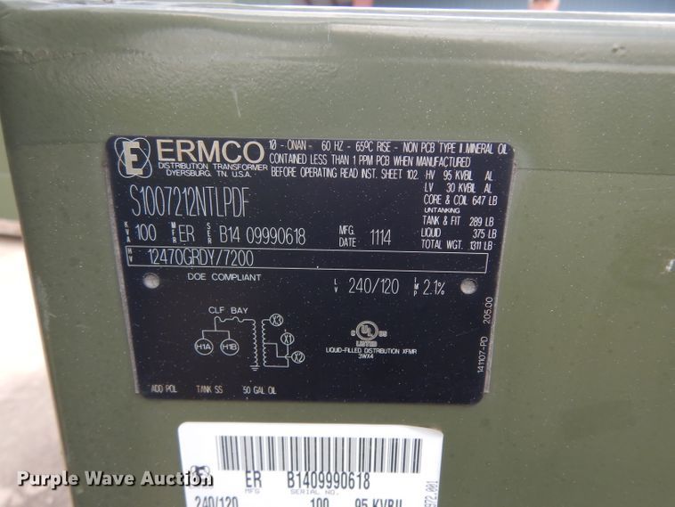 image for item HC9548 (4) stainless steel transformers