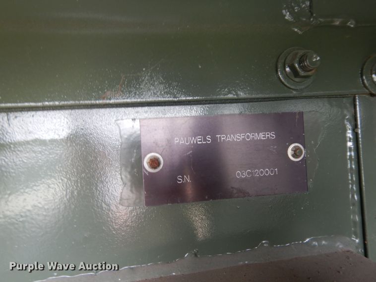 image for item HC9552 2003 Pauwel transformer