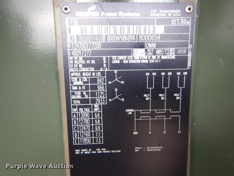 image for item HC9554 Cooper transformer