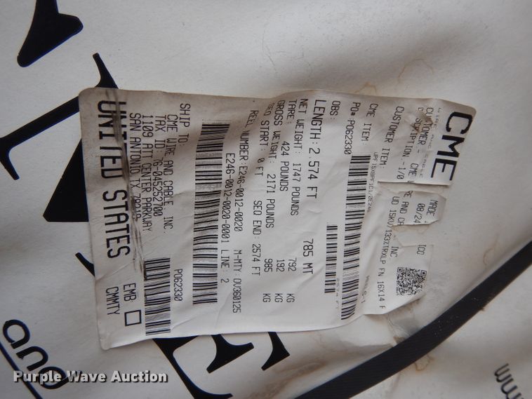 image for item HC9650 (3) reels of cable