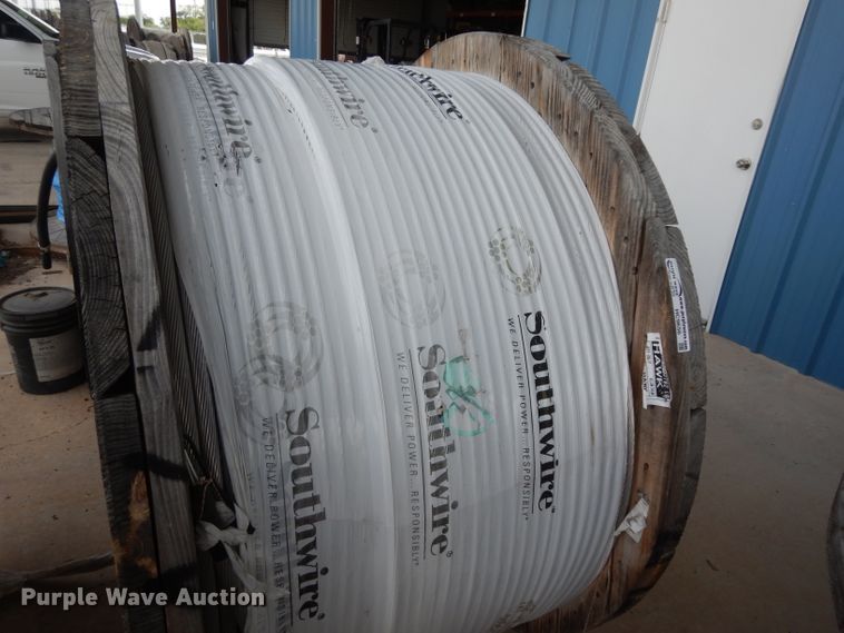 image for item HC9656 Approximately 7,267' of 477 ACSR, 26/7 HAWK cable