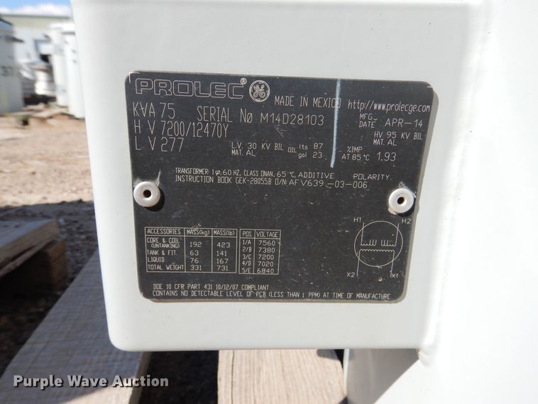 image for item HM9001 (3) Prolec transformers