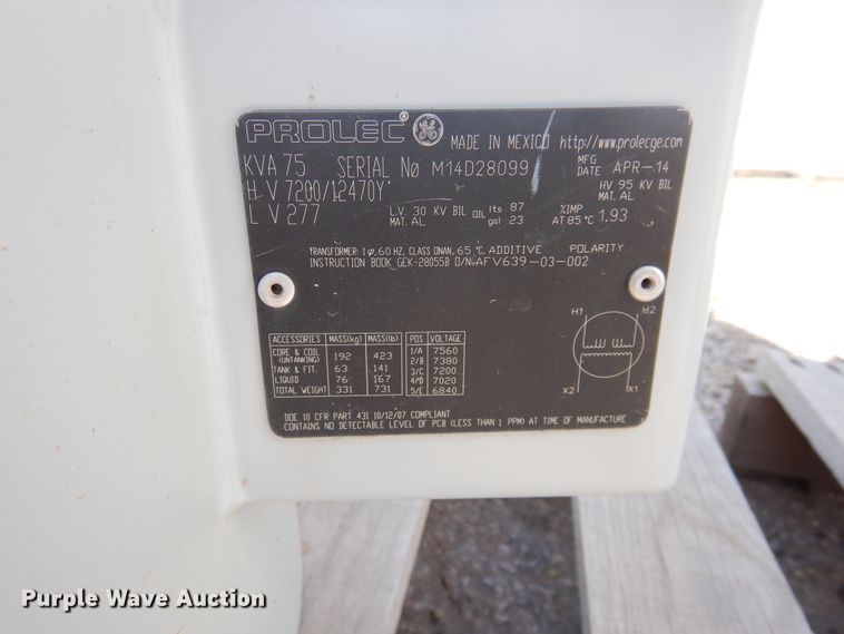 image for item HM9001 (3) Prolec transformers