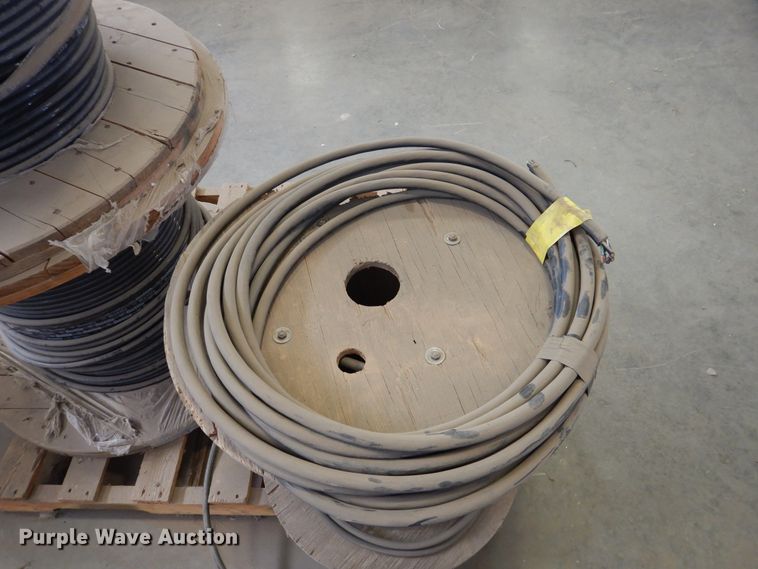 image for item HM9021 (5) cable reels of 4/0 wire