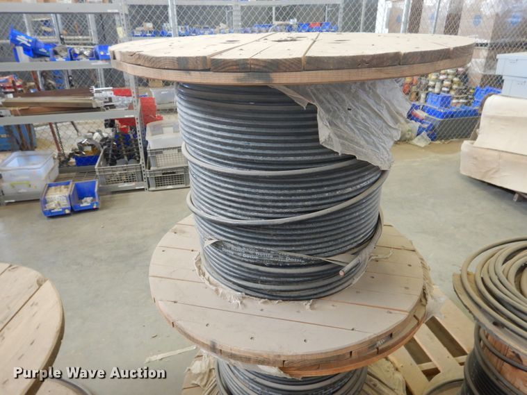 image for item HM9021 (5) cable reels of 4/0 wire
