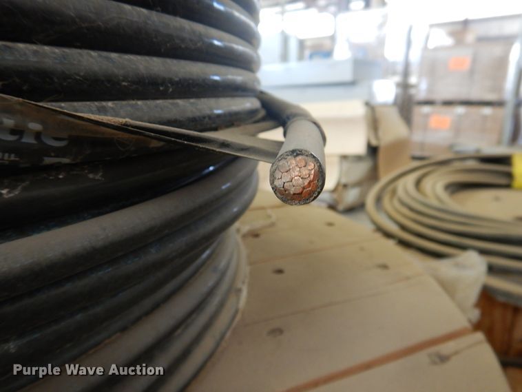 image for item HM9021 (5) cable reels of 4/0 wire