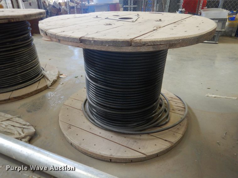 image for item HM9021 (5) cable reels of 4/0 wire