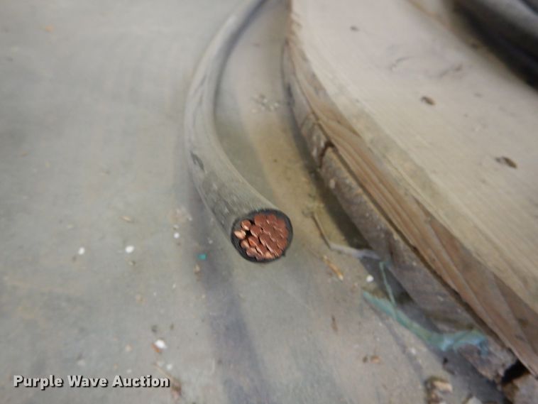 image for item HM9021 (5) cable reels of 4/0 wire