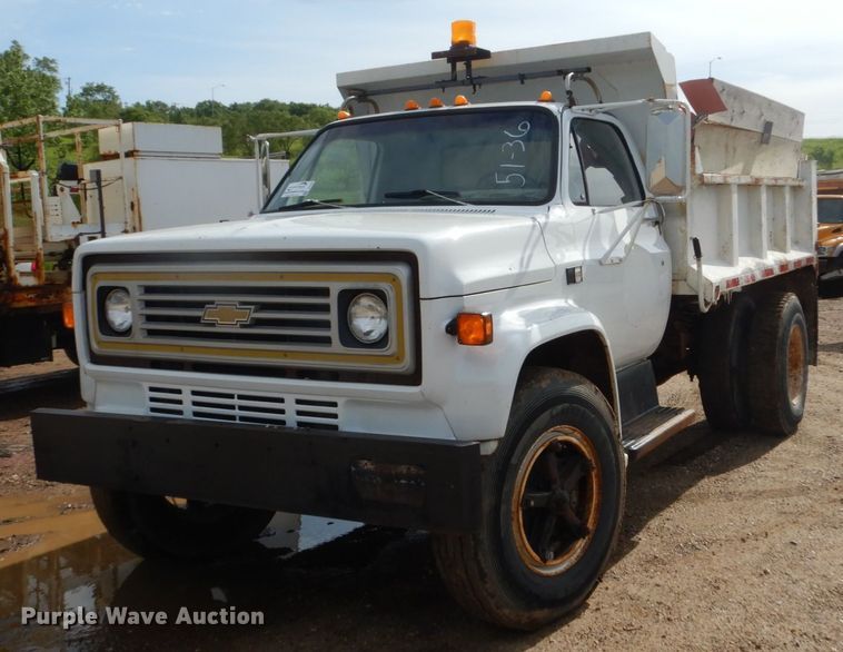 image for item DH5502 1987 Chevrolet C70  dump truck