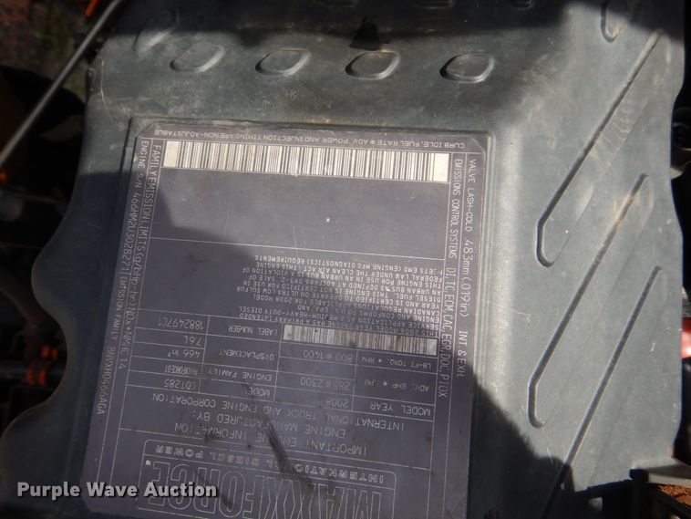 image for item DH5504 2008 International WorkStar 7400  dump truck