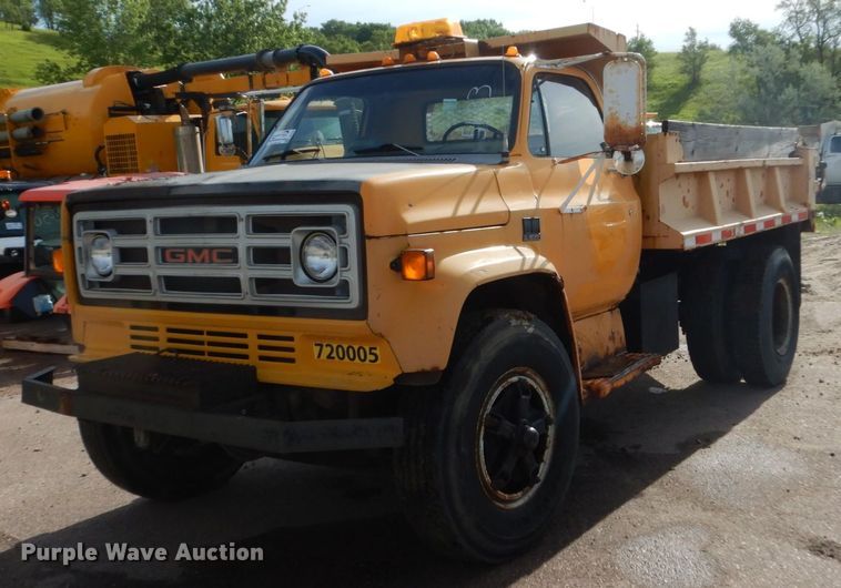 image for item DH5505 1987 GMC C7000  dump truck