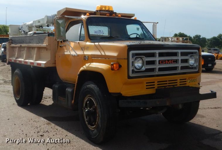 image for item DH5505 1987 GMC C7000  dump truck