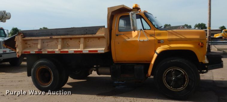 image for item DH5505 1987 GMC C7000  dump truck