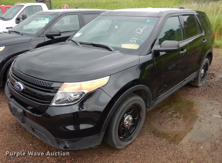 image for item DH5525 2013 Ford Explorer Police  SUV