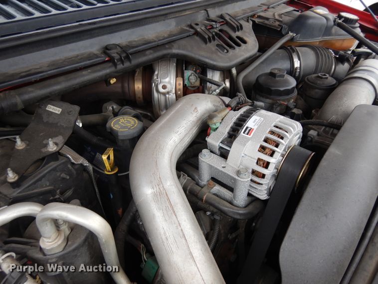 image for item DH5529 2004 Ford F550 Super Duty  Crew Cab utility bed truck