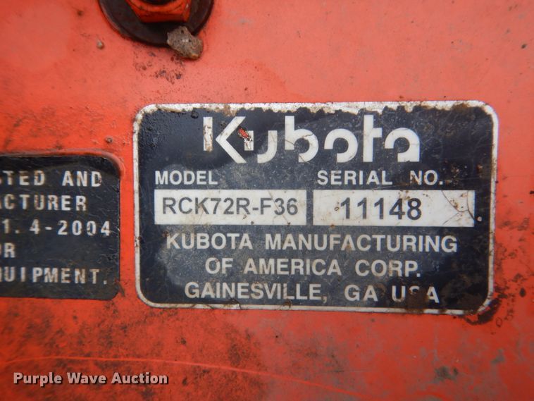 image for item DH5533 2007 Kubota F2880 lawn mower