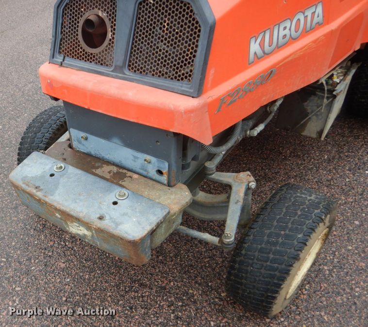 image for item DH5533 2007 Kubota F2880 lawn mower