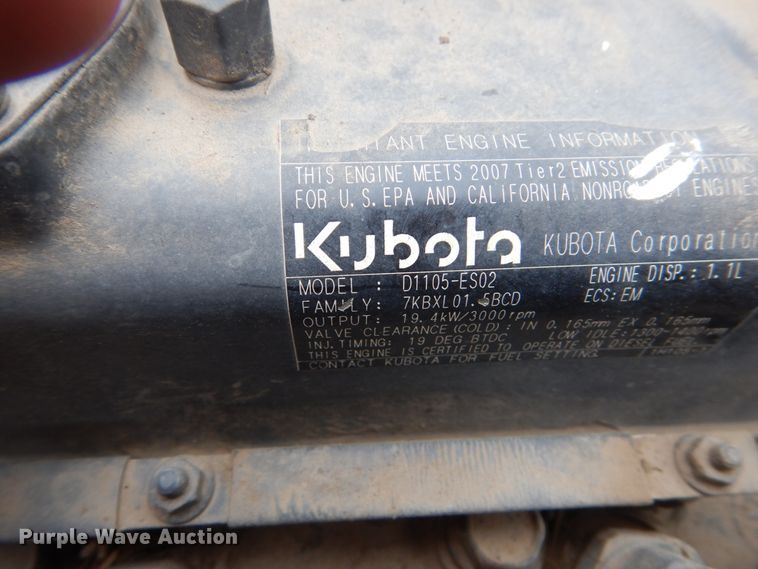 image for item DH5533 2007 Kubota F2880 lawn mower