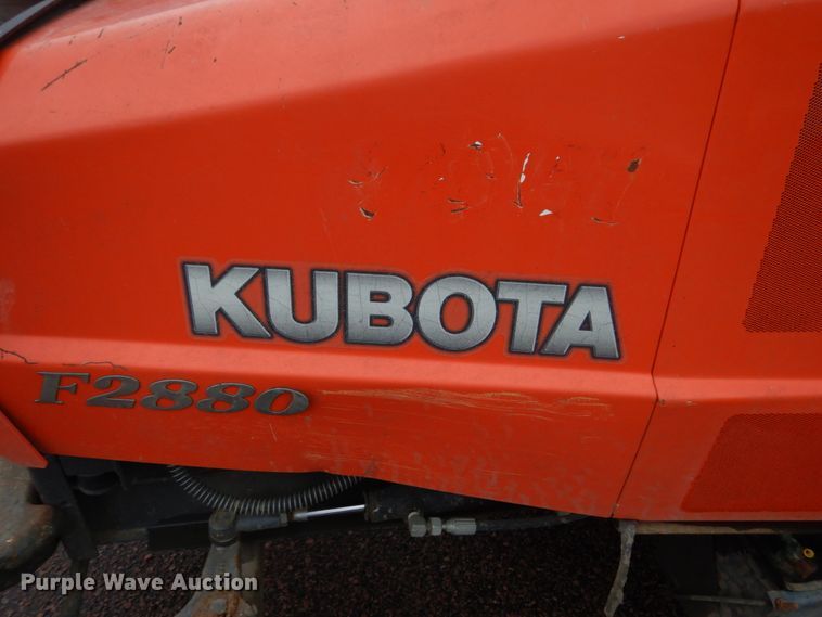 image for item DH5533 2007 Kubota F2880 lawn mower