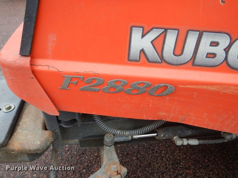 image for item DH5533 2007 Kubota F2880 lawn mower