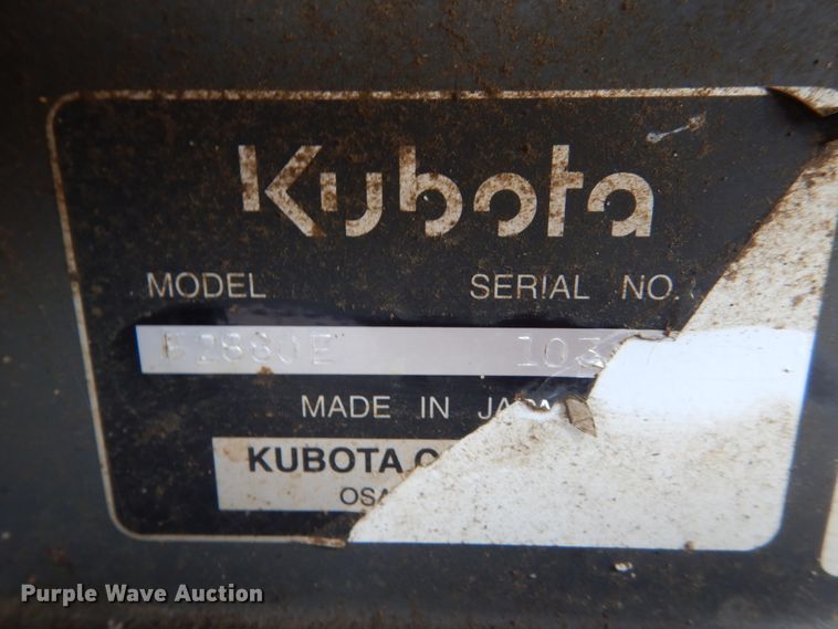 image for item DH5533 2007 Kubota F2880 lawn mower