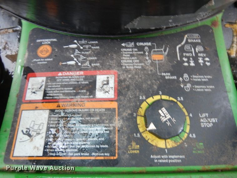 image for item DH5534 2002 John Deere X485 lawn mower