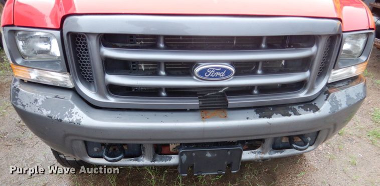 image for item DH5544 2003 Ford F450 Super Duty  Crew Cab flatbed truck