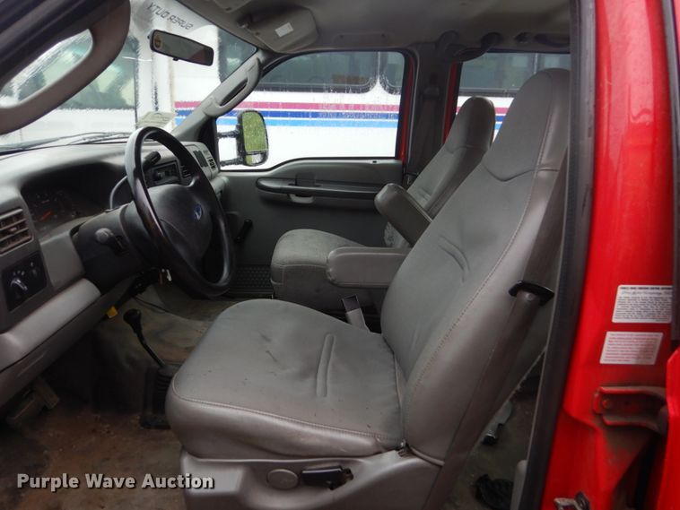 image for item DH5544 2003 Ford F450 Super Duty  Crew Cab flatbed truck