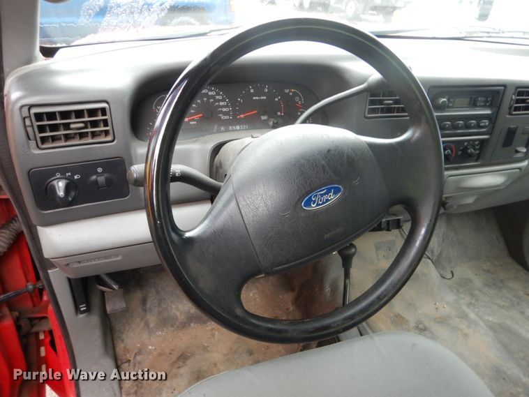 image for item DH5544 2003 Ford F450 Super Duty  Crew Cab flatbed truck