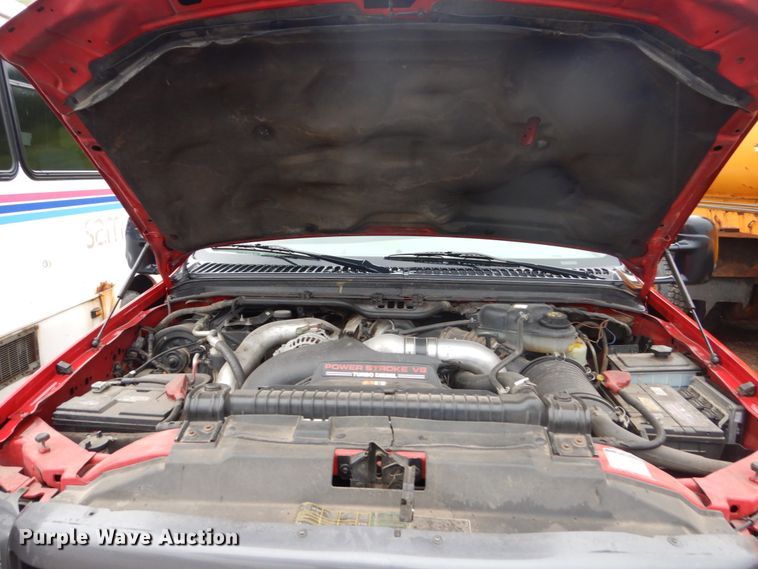 image for item DH5544 2003 Ford F450 Super Duty  Crew Cab flatbed truck