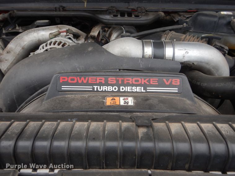 image for item DH5544 2003 Ford F450 Super Duty  Crew Cab flatbed truck