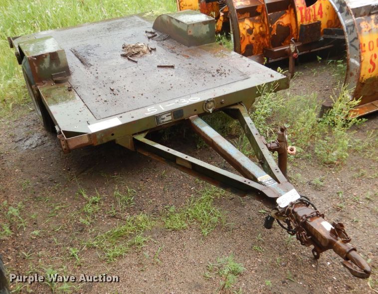 image for item DH5553 1953 Powers utility trailer