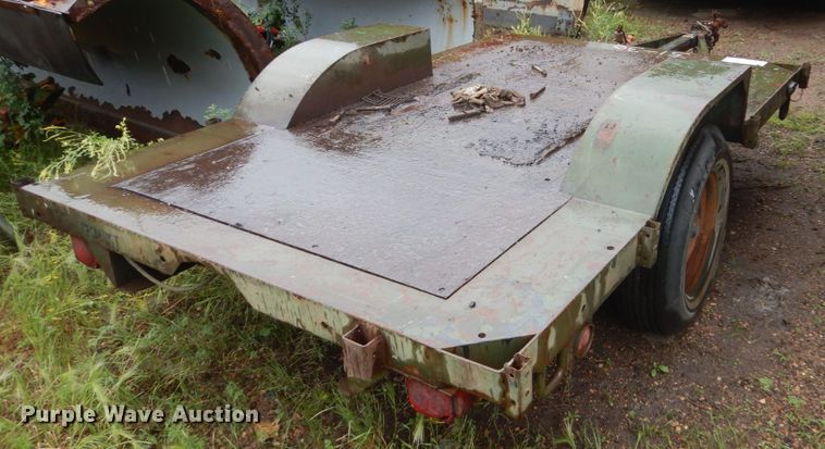 image for item DH5553 1953 Powers utility trailer